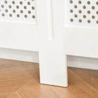 HOMCOM® Radiatorombouw | MDF | 152 x 82 x 19 cm | Wit | Aosom(m-6)