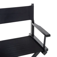 Homcom® tuinstoel inklapbaar regisseursstoel 83 h cm zwart | Aosom.nl(m-8)