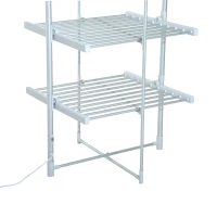 Homcom Stendibiancheria Verticale Elettrico Riscaldato 300W(m-6)