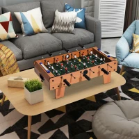 HOMCOM Table baby-foot pour enfants à partir de 3 ans 2 ballons 18 joueurs 69 x 37 x 24 cm(m-2)