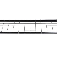 HOMCOM Appendiabiti Attaccapanni in Acciaio con Altezza Regolabile, Stand Porta Abiti, 4 Rotelle, 2 Binari e 1 Ripiano, Nero(m-7)