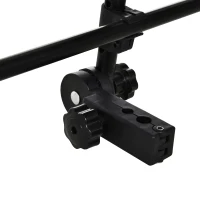 PawHut Divisorio Auto per Cani Regolabile in Altezza e Larghezza, in Ferro e ABS 85-140L x 30-50Acm, Nero(m-9)