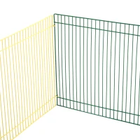 PawHut Box per Animali Modulabile 8 Pezzi, Recinto per Tartarughe Piccole, Criceti, 69x69x23cm Multicolore(m-10)