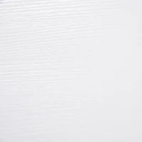 HomCom Moderno Tavolino da Salotto in Legno MDF, Bianco Opaco, 77x40x44cm(m-4)