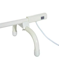 HOMCOM Sèche serviettes électrique 100 W sur pied 50 x 30 x 95 cm crème(m-8)