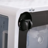 HOMCOM Raffrescatore Evaporativo con Telecomando e Serbatoio 4L, Ventilatore con Ghiaccio 9 Funzioni Timer 7.5h e Oscillazione, 75W, Bianco(m-10)