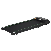 HOMCOM Tapis Roulant Elettrico Senza Manubrio, Display LED e Telecomando - Nero(m-1)