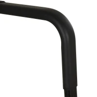 HOMCOM Tapis de course Fitness électrique pliable - 1 à 10 Km/h - écran LED multifonctions - puissance 600 W - acier noir(m-9)