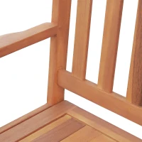 Outsunny Tuinbank met opbergruimte kistbank zitbank opbergbox 2-zitsbank hout bruin(m-9)