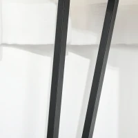 HOMCOM Tavolo Rettangolare in Stile Rustico Industriale in MDF e Metallo, Tavolo da Cucina e Bar 110x60x102cm Marrone(m-8)