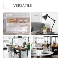 HOMCOM Set 2 Sedie Moderne Imbottite da Salotto e Soggiorno, Stile Nordico Rivestimento in Velluto, Verde, 46x58.5x85.5cm(m-7)