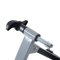 HOMCOM Home Trainer vélo Support d'entrainement Pliable pour vélo de Route VTT Acier Gris métal(m-8)