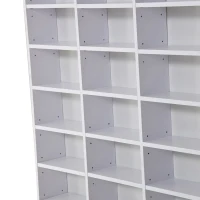 HOMCOM 33 Adjustable Compartment Storage Unit - White(m-8)