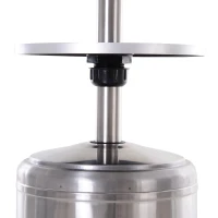 Outsunny Stufetta da Esterno Fungo a Gas in Acciaio Inox Patio Heater Riscaldamento(m-9)