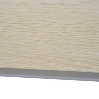 HOMCOM Tavolino da Letto per PC Colazione Regolabile Pieghevole Portatile Alluminio e Legno 54 × 30 × 22.5-32cm(m-9)