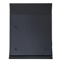 HOMCOM Cassetta Postale con Scomparto per Giornali 2 Chiavi Montaggio a Muro in Acciaio(m-6)