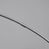 Homcom Lampada da Terra ad Arco con Paralume Regolabile in Acciaio con Base Rotonda in Marmo(m-11)