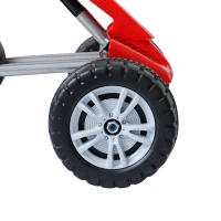 HOMCOM Go Kart a Pedali Sedile Ergonomico per Bambini 3 Anni 80x49x50cm Rosso(m-8)