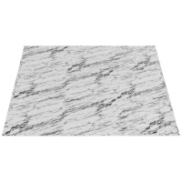 HOMCOM Tappeto Puzzle Morbido in EVA Antiscivolo con Effetto Marmo, 9 Pezzi e 18 Bordi, per Fitness e Cameretta, Area coperta 3.24m²(m-1)