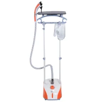 HOMCOM Stiratrice a Vapore, Ferro da Stiro Verticale da 2L, Potenza 1950W con 2 Aste Portatile, 35x25x23cm(m-5)