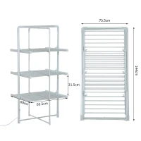 Homcom Stendibiancheria Verticale Elettrico Riscaldato 300W(m-3)