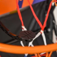 HOMCOM Basket Sala Giochi Pieghevole, Canestro Elettronico, Canestro Arcade Sala Giochi per 2 Giocatori(m-8)