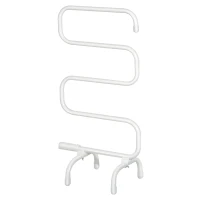 HOMCOM Sèche serviettes électrique 100 W sur pied 50 x 30 x 95 cm crème(m-1)