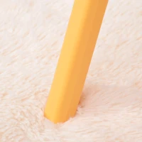 HOMCOM Sedie per Bambini fino 30kg, Set 4 Seggioline per Bambini Impilabili e Colorate per Interno Esterno, 36x38x56.5cm(m-9)