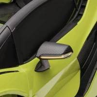 HOMCOM Lamborghini Macchina Elettrica per Bambini 12V con Fari e Musica, Telecomando e Velocità 3-5km/h, Età 3-5 Anni, 108x62x40cm, Verde(m-9)