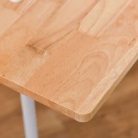 HOMCOM Lampada da Terra con 3 Ripiani Girevoli, Piantana da Terra, con Base in Marmo, Bianca Color Legno, Lampadine E27, 38x38x155cm(m-9)