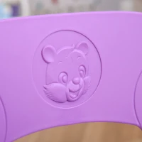 HOMCOM Tavolo con Sedie per Bambini Colorato, Set 3 Pezzi Tavolo da Gioco per Bambini e Bambine 2-8 Anni, Multicolore(m-9)