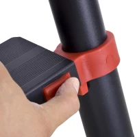 HOMCOM Scala in alluminio con scaletta doppia vassoio pieghevole salvaspazio(m-6)