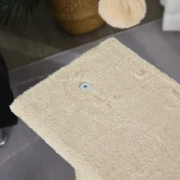 PawHut 121cm Tiragraffi per Gatti in Peluche Multi-attività con Amaca Condo Beige(m-13)