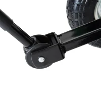 DURHAND Carrello Rimorchio a Mano da Giardino Portata 250kg 108×50×84 cm(m-8)