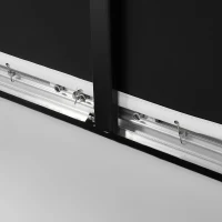 HOMCOM Telo Proiettore da 120 Pollici, Schermo Proiezione a Muro Compatibile con Proiettori LED e LCD per Casa o Ufficio(m-7)