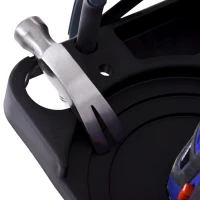 HOMCOM Scala in alluminio con scaletta doppia vassoio pieghevole salvaspazio(m-10)