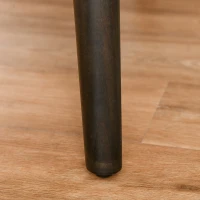 HOMCOM Poltrona in Velluto per Soggiorno, Poltroncina per Camera da Letto in Stile Vintage Gialla 79x66.5x79cm(m-10)