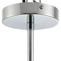 HOMCOM Lampadario Moderno a Sospensione in Cristallo con Altezza Regolabile, 44 Pendenti in Vetro, Illuminazione per Casa e Ufficio(m-8)