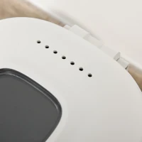 HOMCOM Macchina per il Pane 11 Programmi, Timer 13 Ore e 1 Ora Mantenimento del Calore, Antiaderente, 550W, Biacno, 29.6x23.3x29.2cm(m-10)