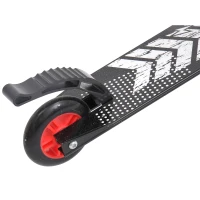 HOMCOM Monopattino Freestyle per Adolescenti in Alluminio, Impugnatura Ergonomica e Pedana Antiscivolo, Nero 65.5x50x79cm(m-8)