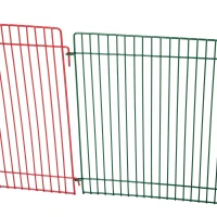 PawHut Box per Animali Modulabile 8 Pezzi, Recinto per Tartarughe Piccole, Criceti, 69x69x23cm Multicolore(m-9)