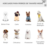 PawHut Remolque plegable para bicicleta de mascotas 8 reflectores bandera barra de remolque incluida acero poliéster impermeable máx. 30 Kg 130x73x90 cm rojo(m-6)