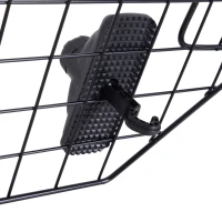PawHut Heavy Duty Pet Dog Guard Wire Mesh Car Barrier Adjustable  Auto SUVs Vehicle Fence Safety Grill Black(m-7)
