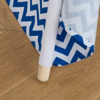 HOMCOM namiot tipi dla dzieci wewnętrzny zewnętrzny namiot do zabawy dla dzieci z poduszką poliester drewno sosnowe czytanie zabawa odpoczynek dzieci 3-6 lat kolor biały 120 x 120 x 155 cm | Aosom(m-7)