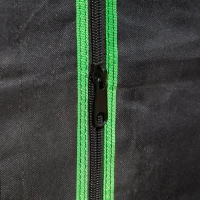 Outsunny Cuadro de cultivo hidropónico tienda de cultivo 0,9L x 0,6l x 1,35H m incluyendo plantador oxford 600D mylar negro verde(m-5)