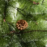 HomCom Albero di Natale Artificiale 150cm 229 Rami con 35 Pigne(m-8)