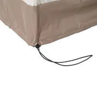 HomCom Prelată pentru Acoperire Anti-praf Multifuncțională din Material Oxford, 97 × 93 × 63/83cm Crem(m-5)