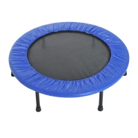 HomCom Saltea Elastica pentru Fitness 30 Arcuri in PP, PVC Φ91x22.5cm(m-3)