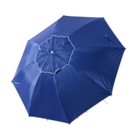 Outsunny Umbrela Parasolara 2 in 1 din Poliester Fier cu Geanta de Transport 210x 222cm(m-11)