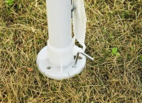 Outsunny Gazebo pentru Grădină Cort pentru Extern Impermeabil Schelet din Oțel 3x3m Alb(m-5)